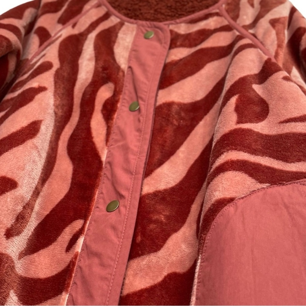 Anthropologie Margot Reversible Sherpa Coat - Picture 13 of 15